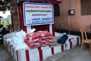 Flood relief work in Tirunelveli in December 2023