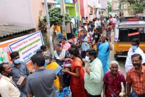 Flood relief work in Tirunelveli in December 2023