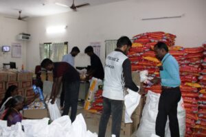 Flood relief work in Tirunelveli in December 2023