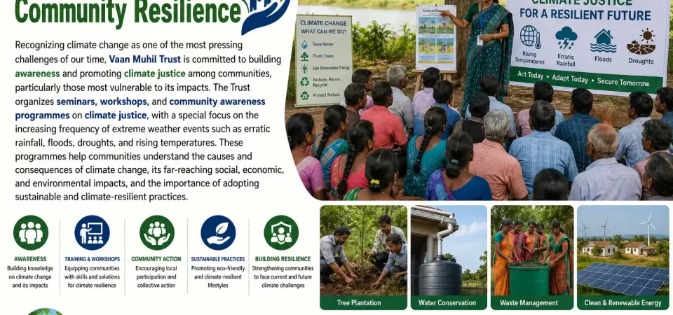 Climate change and community Resilience